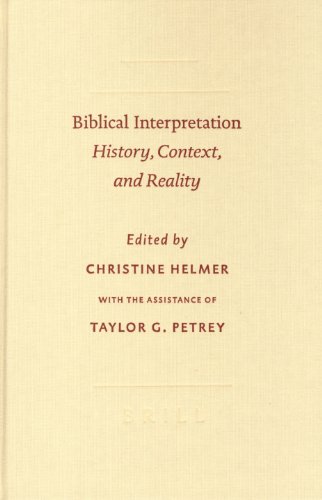 Beispielbild fr Biblical Interpretation: History, Context, And Reality (Symposium Series (Society of Biblical Literature), No. 26.) zum Verkauf von Books From California