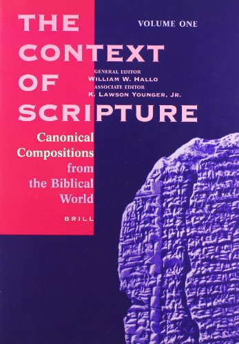 Beispielbild fr Context of Scripture, Volume 1: Canonical Compositions from the Biblical World zum Verkauf von Book Dispensary