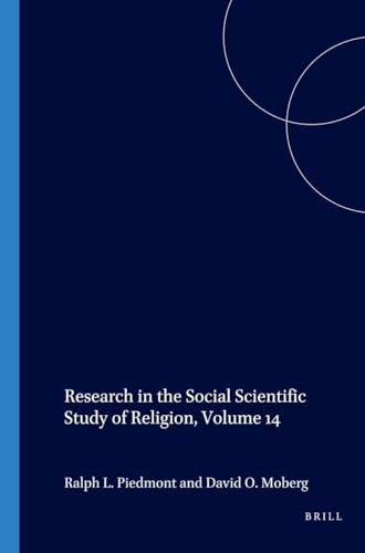 Beispielbild fr Research in the Social Scientific Study of Religion Volume 14 (Research in the Social Scientific Study of Religion) zum Verkauf von Revaluation Books