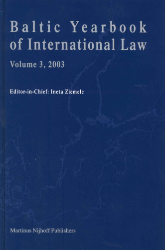 Beispielbild fr Baltic Yearbook of International Law: Vol 3 zum Verkauf von Revaluation Books