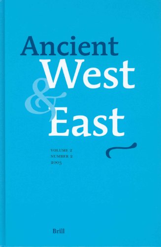 9789004137813: Ancient West & East: Volume 2, No. 2