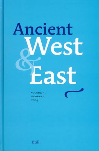 Stock image for Ancient West & East, Volume 3, No 2 (2004) for sale by Books From California