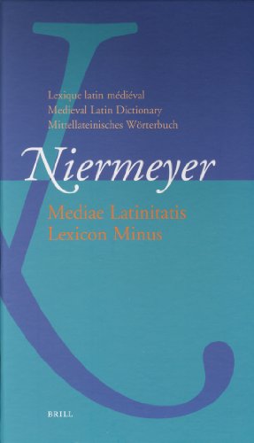 Beispielbild fr Lexique Latin Medieval - Medieval Latin Dictionary: Mittellateinisches Worterbuch Standalone Version (Latin Edition) zum Verkauf von Books From California