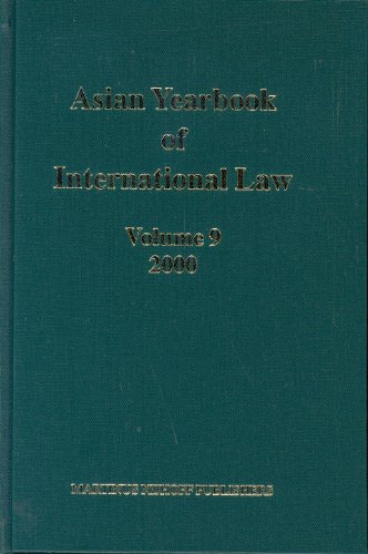 Stock image for Asian Yearbook of International Law. Volume 9 [2000]. for sale by Antiquariaat Schot