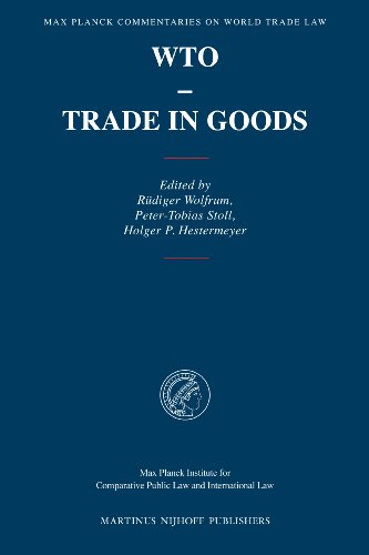 Beispielbild fr WTO - Trade in Goods: 05 zum Verkauf von Kuba Libri