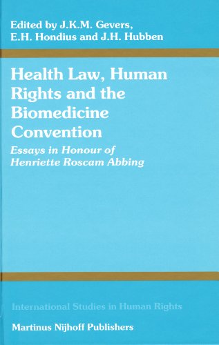 9789004148222: Health Law, Human Rights and the Biomedicine Convention: Essays in Honour of Henriette Roscam Abbing: 85 (International Studies in Human Rights)