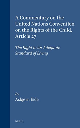 Imagen de archivo de Article 27: The Right to an Adequate Standard of Living a la venta por Revaluation Books