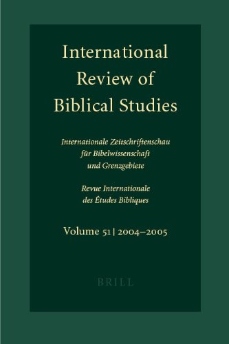 9789004148963: International Review of Biblical Studies 2004-2005: Internationale Zeitschriftenschau Fur Bibelwissenschaft Und Grenzgebiete: v. 51