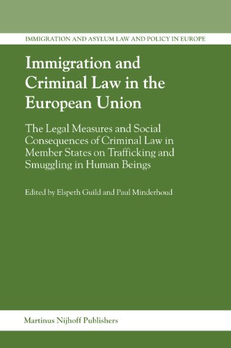 Immigration and Criminal Law in the European Union ; The Legal Measures and Social Consequences of Criminal Law in Member States on Trafficking and Smuggling in Human Beings - Guild, Elspeth und Paul Minderhoud