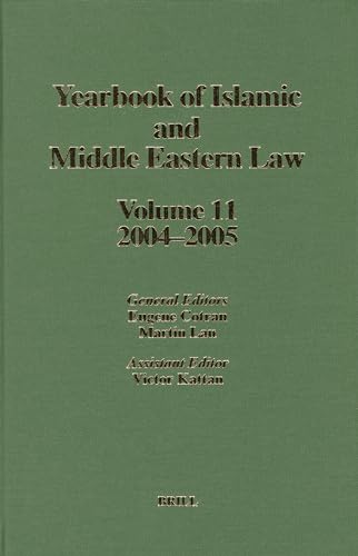 Beispielbild fr Yearbook of Islamic and Middle Eastern Law, Volume 11 (2004-2005) zum Verkauf von Books From California