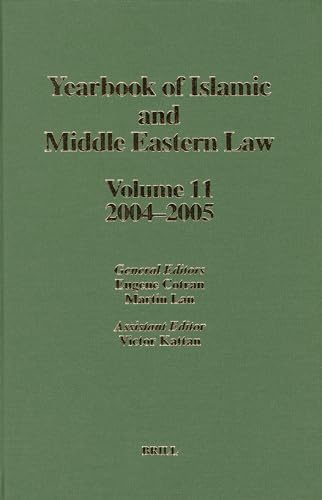 Yearbook of Islamic and Middle Eastern Law, Volume 11 (2004-2005) (9789004151482) by Cotran, Eugene; Lau, Martin