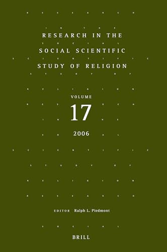 9789004154735: Research in the Social Scientific Study of Religion, Volume 17