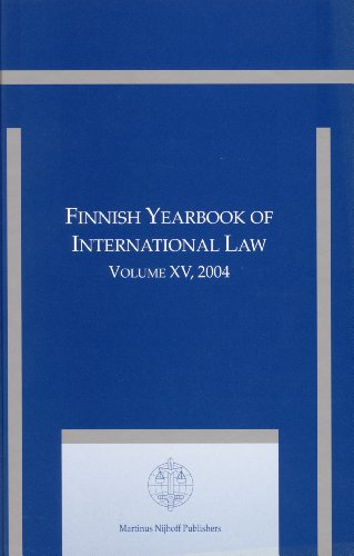 Finnish Yearbook of International Law: Volume XV, 2004 (Finnish Yearbook of International Law) (9789004155060) by Klabbers, Jan; Tuori, Taina