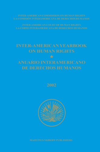 Stock image for Inter-American Yearbook on Human Rights 2002: Anuario Interamericano De Derechos Humanos, 2002 for sale by Revaluation Books