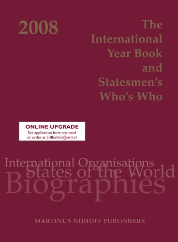 Stock image for The International Year Book and Statesmen's Who's Who 2008 (International Year Book and Statesmen's Who's Who) for sale by Books From California