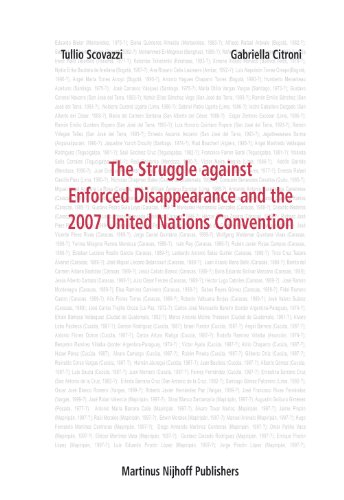 Struggle Against Enforced Disappearance and the 2007 United Nations Convention (9789004161498) by Scovazzi, Tullio; Citroni, Gabriella