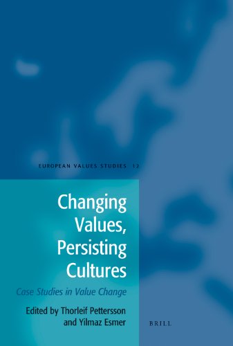 9789004162341: Changing Values, Persisting Cultures: Case Studies in Value Change