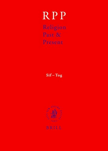 Imagen de archivo de Religion Past and Present: Sif-tog: Vol 12 a la venta por Revaluation Books