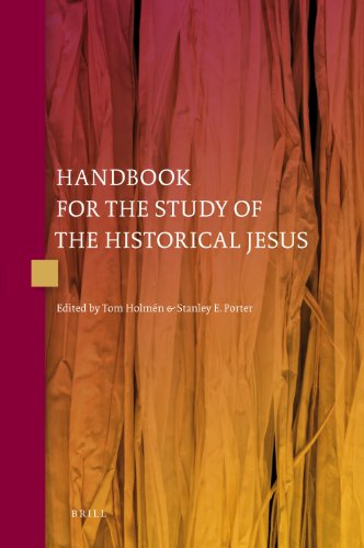 Imagen de archivo de Handbook for the Study of the Historical Jesus a la venta por Revaluation Books