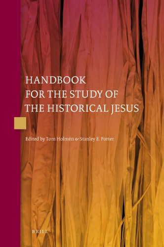 9789004163720: PB Handbook for the Study of the Historical Jesus (4 Vols)