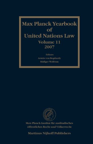 Stock image for MAX PLANCK YERBOKK OF UNITED NATIONS LAW VOL.77 2007 for sale by Basi6 International