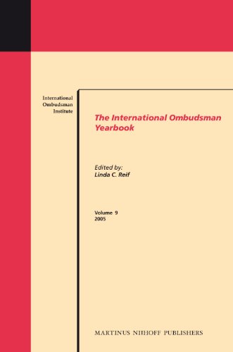 Beispielbild fr The International Ombudsman Yearbook, Volume 9 (2005) zum Verkauf von ThriftBooks-Dallas