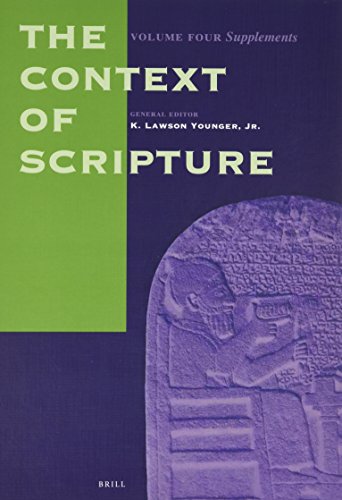 Imagen de archivo de The Context of Scripture: Supplements: Vol 4 a la venta por Revaluation Books