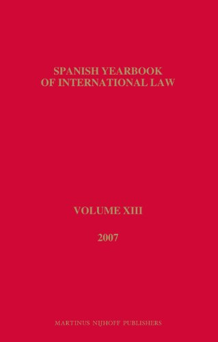 Stock image for Spanish Yearbook of International Law, 2007: Vol 13 for sale by Revaluation Books
