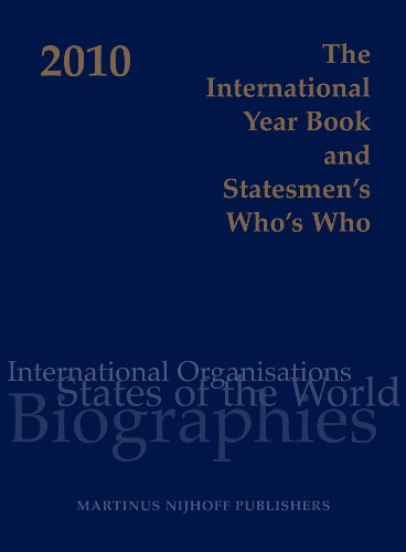 Stock image for The International Year Book and Statesmen's Who's Who 2010 (International Year Book & Statesmen's Who's Who) for sale by Phatpocket Limited