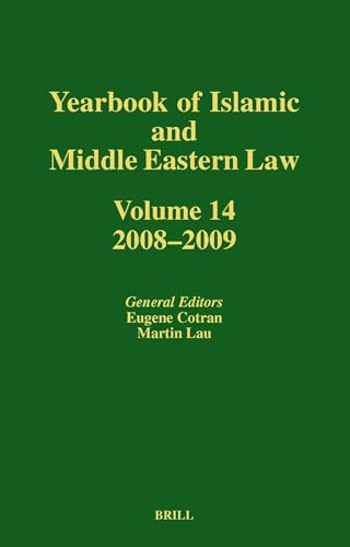 Beispielbild fr Yearbook of Islamic and Middle Eastern Law Volume 14 (2008-2009) zum Verkauf von Revaluation Books