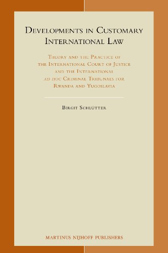 Stock image for Developments in Customary International Law: Theory and the Practice of the International Court of Justice and the International ad hoc Criminal Tribunals for Rwanda and Yugoslavia (Hardback) for sale by Book Depository hard to find