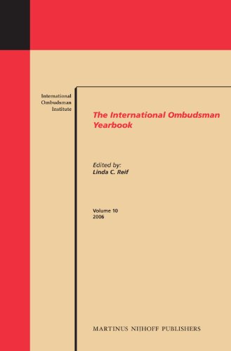 Beispielbild fr The International Ombudsman Yearbook 2006: Vol 10 zum Verkauf von Revaluation Books