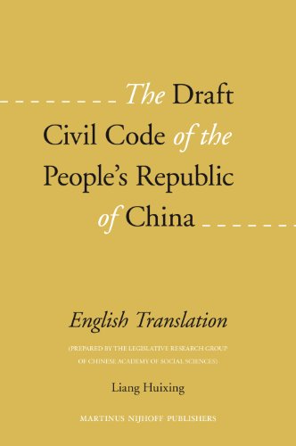 9789004179158: The Draft Civil Code of the People's Republic of China