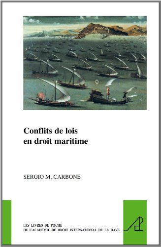 Stock image for Conflits de Lois En Droit Maritime 6 Pocket Books of the Hague Academy of International Law Les for sale by PBShop.store US