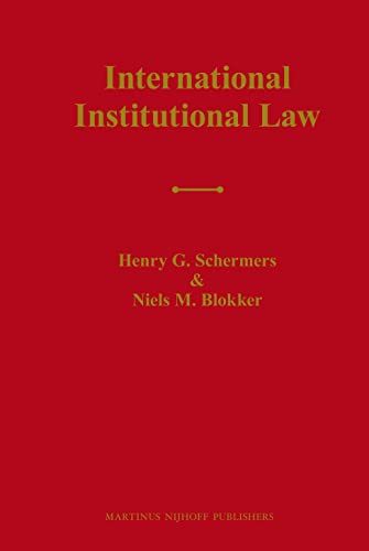 9789004187986: International Institutional Law: Unity Within Diversity