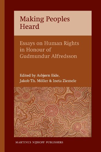 Imagen de archivo de Making Peoples Heard: Essays on Human Rights in Honour of Gudmundur Alfredsson a la venta por Revaluation Books