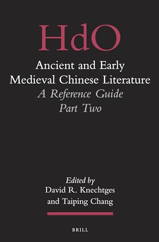 Imagen de archivo de Ancient and Early Medieval Chinese Literature: A Reference Guide, Part Two: Vol 25 a la venta por Revaluation Books