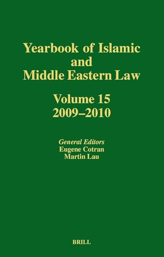 Beispielbild fr Yearbook of Islamic and Middle Eastern Law: 2009-2010: Vol 15 zum Verkauf von Revaluation Books