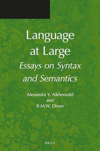 Stock image for Language at Large. Essays on syntax and semantics (Empirical Approaches to Linguistic Theory, 2) for sale by Antiquariaat Die Sammlung