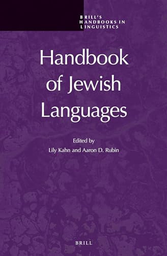 9789004217331: Handbook of Jewish Languages: 2 (Brill's Handbooks in Linguistics, 2)