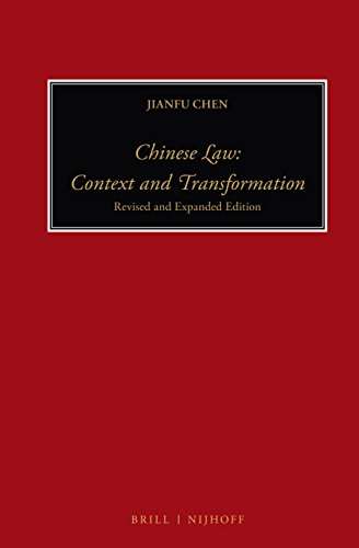 Stock image for Chinese Law: Context and Transformation for sale by Antiquariaat Hovingh