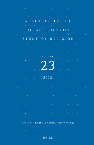 Stock image for Research in the Social Scientific Study of Religion, Volume 23 [Hardcover] Piedmont, Ralph L and Village, Andrew for sale by The Compleat Scholar