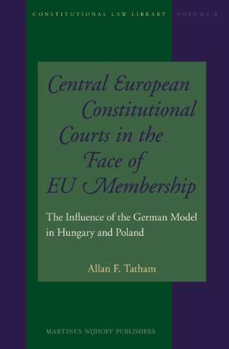 9789004234543: Central European Constitutional Courts in the Face of EU Membership: The Influence of the German Model in Hungary and Poland: 6 (Constitutional Law Library)