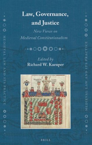 Imagen de archivo de Law, Governance, and Justice: New Views on Medieval Constitutionalism a la venta por Revaluation Books