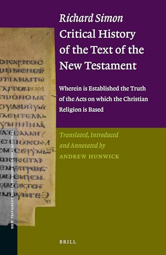 Beispielbild fr Critical History of the Text of the New Testament zum Verkauf von St Philip's Books, P.B.F.A., B.A.