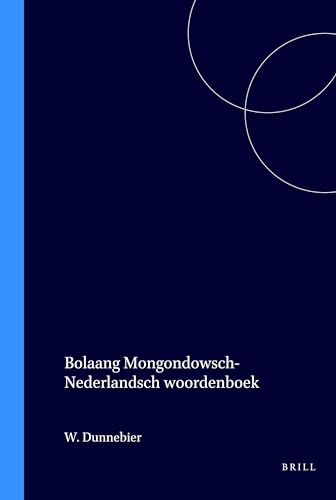 Stock image for Bolaang Mongondowsch-Nederlandsch Woordenboek for sale by Plum Books