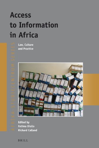 Beispielbild fr Access to Information in Africa: Law, Culture and Practice zum Verkauf von Revaluation Books