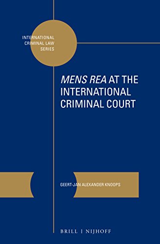 Stock image for Mens Rea at the International Criminal Court for sale by Ammareal