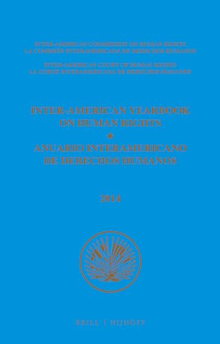 9789004326590: Inter-American Yearbook on Human Rights 2014 / Anuario Interamericano De Derechos Humanos 2014 Set