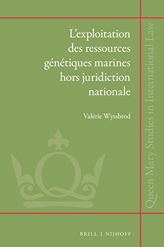 Stock image for L'exploitation des ressources genetiques marines hors juridiction nationale (Hardback) for sale by Book Depository hard to find